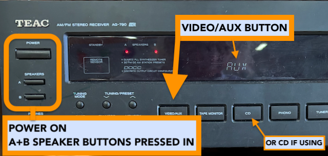 amplifier buttons